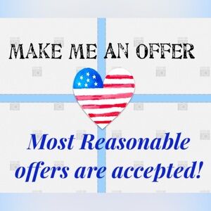 Reasonable offers accepted, If you like it, please offer.